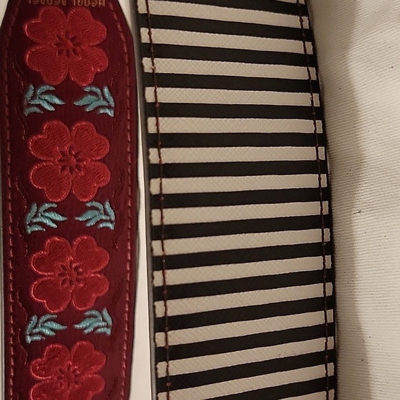 Henri Bendel Embroidered Guitar, Pirse, Bag Strap